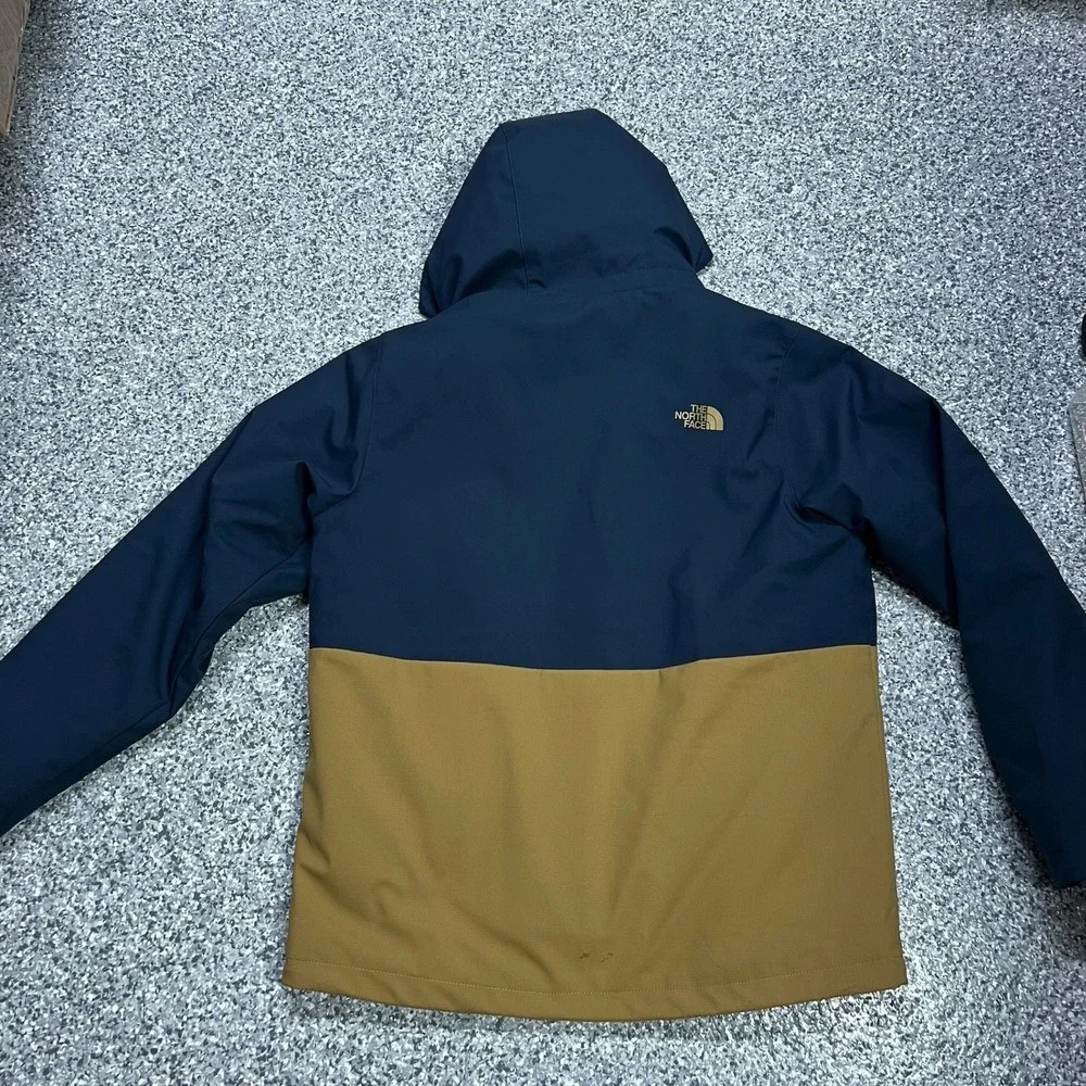 The North Face Apex Elevation Hooded Jacket Men's Large Navy Blue Colorblock Zip